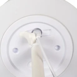 Lampa stołowa USB biała