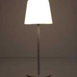Lampa stołowa USB biała