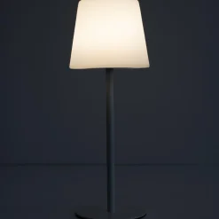 Lampa stołowa USB biała