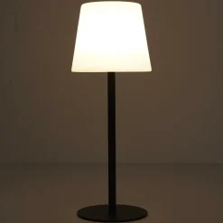 Lampa stołowa USB czarna