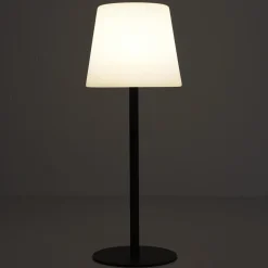 Lampa stołowa USB czarna