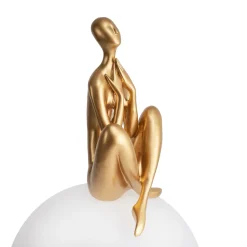 Lampa stołowa WOMAN-3 złota 35 cm