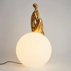 Lampa stołowa WOMAN-3 złota 35 cm