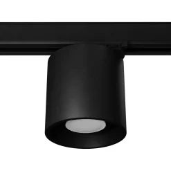 Lampa sufitowa, 3 punktowa, system szynowy 3 fazowy, ORBIS czarna