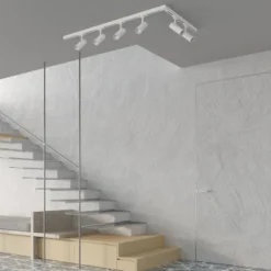 Lampa sufitowa, 6 punktowa, system szynowy 3 fazowy, TORN 57W LED 3000K