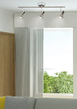 Lampa sufitowa Arkon listwa 3x50W GU10  sat nikiel+chrom bez żarówek