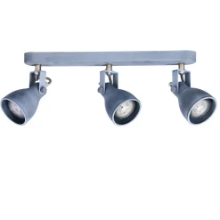 Lampa sufitowa Ash listwa 3x40W GU10 szary mat