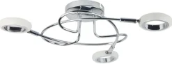 Lampa sufitowa Aurelion plafon 3x4W LED chrom 3000K