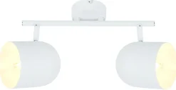 Lampa sufitowa Azuro listwa 2x40W E27  biały