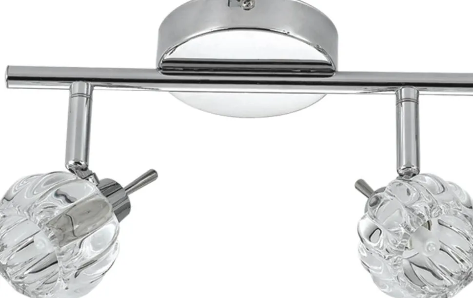 Lampa sufitowa Bombola listwa 2x40W G9 chrom bez żarówek