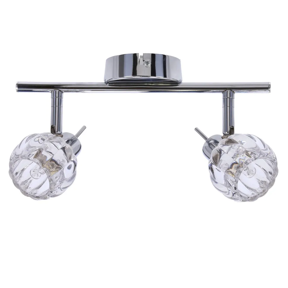 Lampa sufitowa Bombola listwa 2x40W G9 chrom bez żarówek