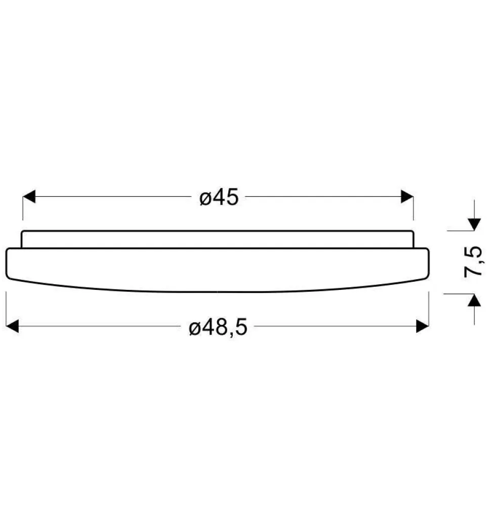 Lampa sufitowa Calipso plafon 60W LED 48,5 cm zmienna barwa i jasność z pilotem