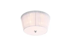 Lampa sufitowa Camea plafon 3x40W G9 +  3W LED z abażurem biały