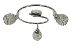 Lampa sufitowa Clear spirala 3x40W G9  transparentny