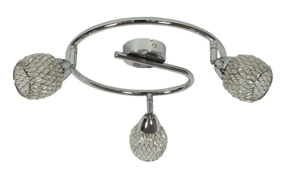 Lampa sufitowa Clear spirala 3x40W G9 transparentny