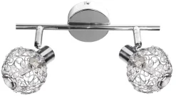 Lampa sufitowa Collar listwa 2x40W G9 chrom