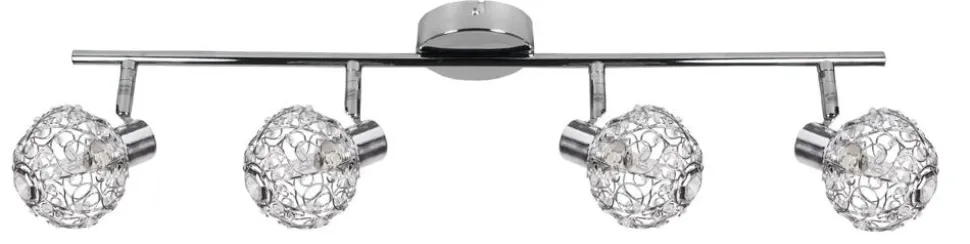 Lampa sufitowa Collar listwa 4x40W G9 chrom