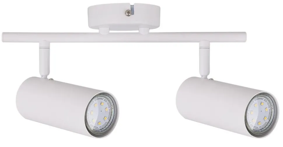 Lampa sufitowa Colly biały 2x15W GU10 klosz biały