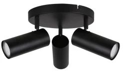Lampa sufitowa Colly czarny 3x15W GU10  klosz czarny