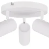 Lampa sufitowa Colly plafon biały 3x15W GU10 klosz biały