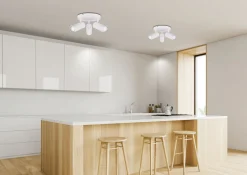Lampa sufitowa Colly plafon biały 3x15W GU10 klosz biały