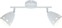Lampa sufitowa Coty listwa 2x40W E14  biały mat