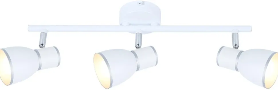 Lampa sufitowa Fido listwa 3x40W E14 biały+chrom