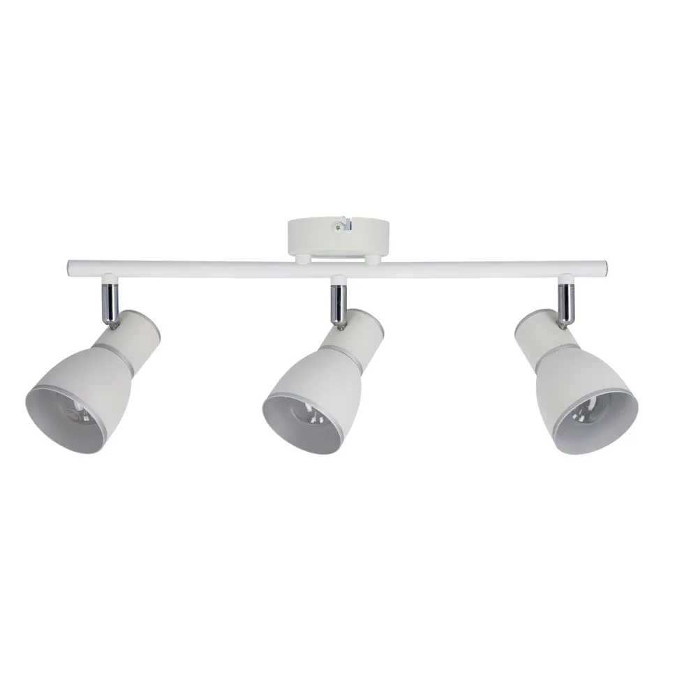 Lampa sufitowa Fido listwa 3x40W E14 biały+chrom