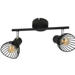 Lampa sufitowa Fly listwa 2x40W E14  czarny