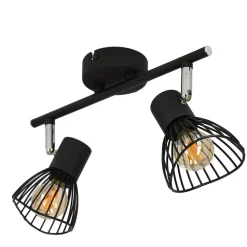 Lampa sufitowa Fly listwa 2x40W E14 czarny