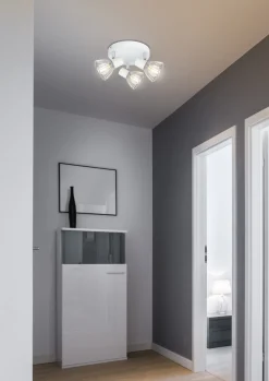 Lampa sufitowa Fly plafon 3x40W E14  biały/chrom