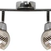 Lampa sufitowa Fort listwa 2x10W E14  chrom