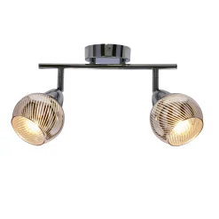 Lampa sufitowa Fort listwa 2x10W E14 chrom