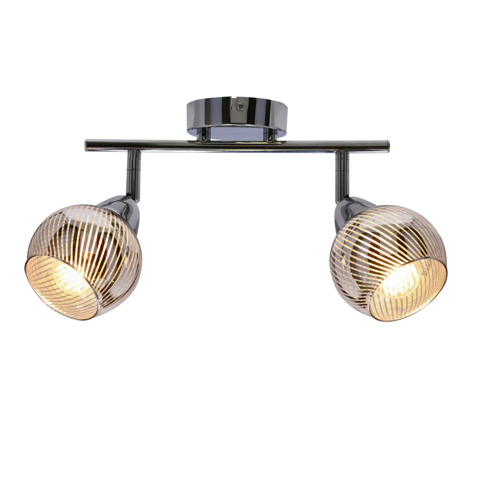 Lampa sufitowa Fort listwa 2x10W E14 chrom