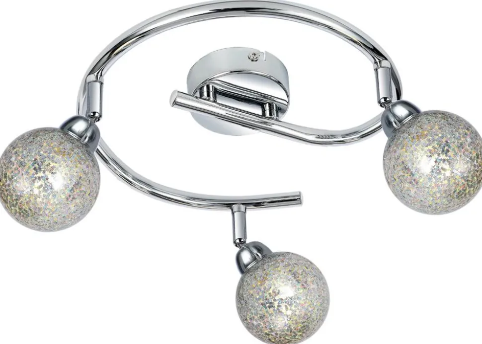 Lampa sufitowa Kaleidoscope spirala 3x4W LED G9 chrom