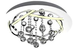 Lampa sufitowa Korfu plafon 50 30W LED chromowy 4000K