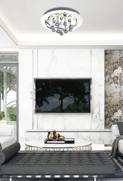 Lampa sufitowa Korfu plafon 50 30W LED chromowy 4000K