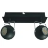 Lampa sufitowa Listwa tony 2x3W LED GU10  czarny matowy
