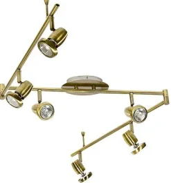 Lampa sufitowa Lotos listwa 6*50W GU10  patyna