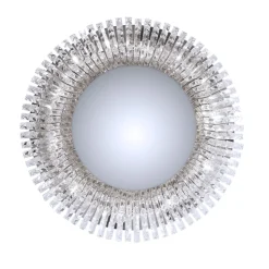 Lampa sufitowa MARANGA plafon chromowy 10x10W E14 kryształy bezbarwne