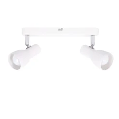 Lampa sufitowa Picardo listwa 2x40W E14 biały mat