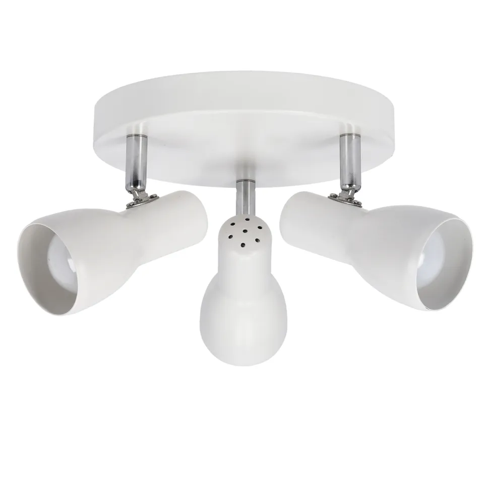 Lampa sufitowa Picardo plafon 3x40W E14 biały mat