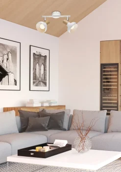 Lampa sufitowa Puerto listwa 2x40W E14  biały