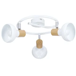 Lampa sufitowa Puerto spirala 3x40W E14  biały