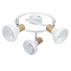 Lampa sufitowa Puerto spirala 3x40W E14 biały