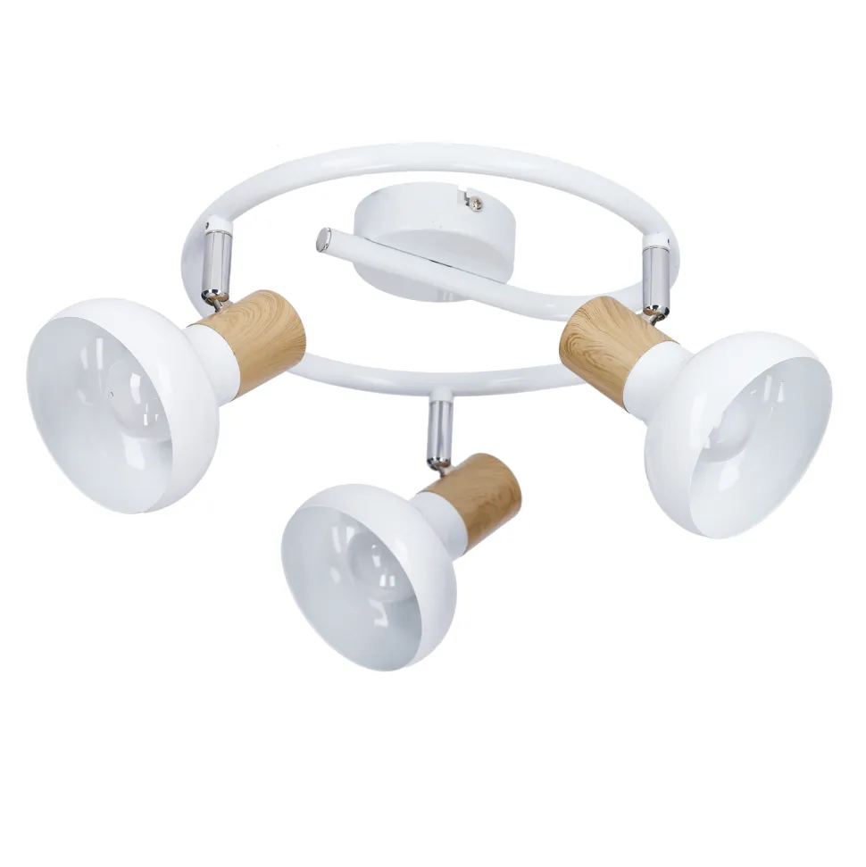 Lampa sufitowa Puerto spirala 3x40W E14 biały