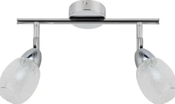 Lampa sufitowa Rico listwa 2x6W LED smd główka okrągła 1e z przegubem kd system klosz wymienny