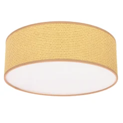 Lampa sufitowa SFONDO 2 38 cm biały 2x40W E27 abażur frappe