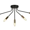 Lampa sufitowa Tiara 5x40W E14 czarny