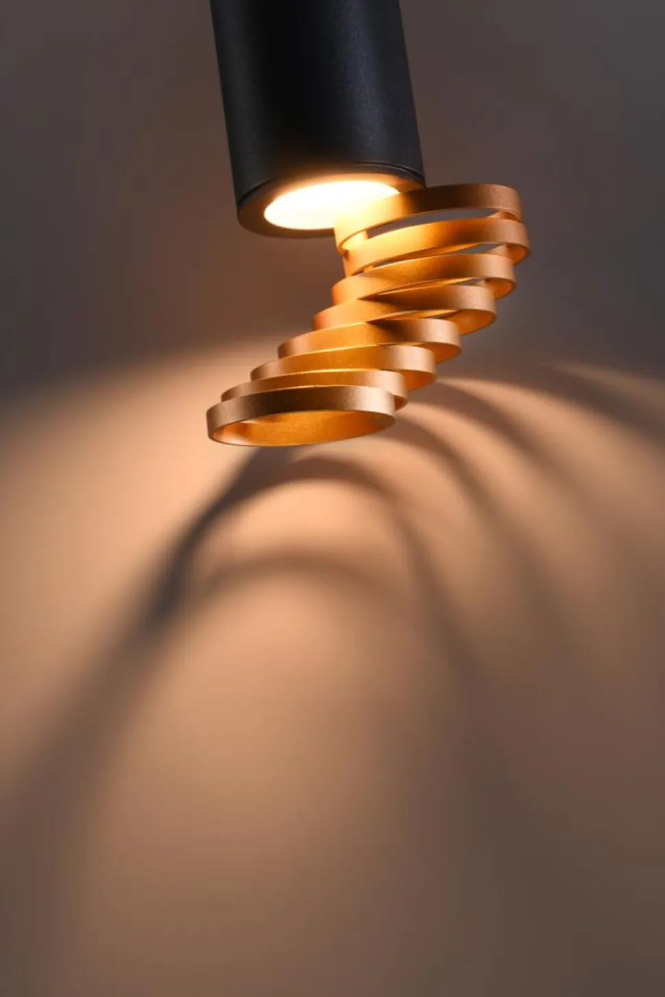 Lampa sufitowa Tuba 1x15W GU10 6/20 złoty+czarny